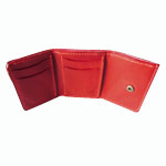 三つ折り財布（クレジットカードポケット & 小銭入れ付き）<br />Trifold wallet(4 credit card slot & Coin compartment)